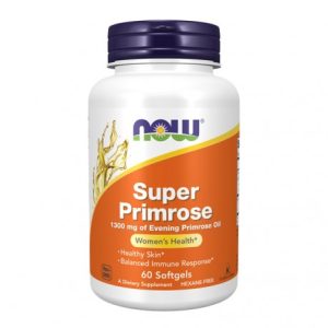 Oleo de Onagra - Super Primrose 1300 mg 60 cápsulas - Now