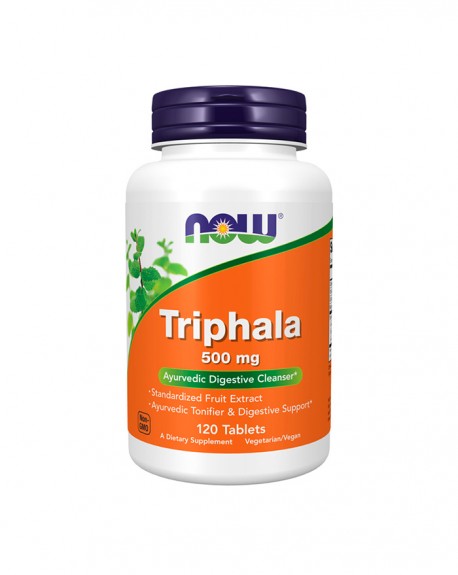 Triphala 500 mg 120 comprimidos - Now