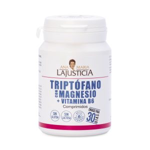 Triptofano com Magnesio + Vitamina B6 60 Cápuslas - Ana Maria Lajusticia