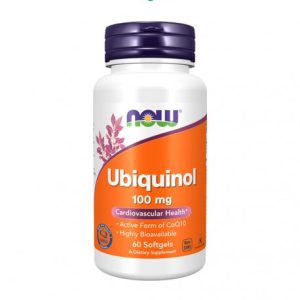 Ubiquinol 100mg - 60 Cápsulas Moles - Now