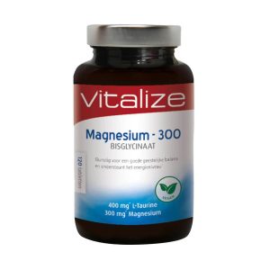 Bisglicinato de magnesio 300 mg- Vegano - 120 Comprimidos - Vitalize