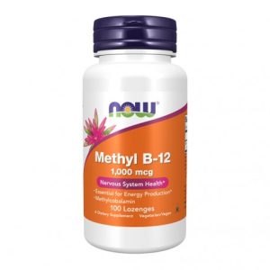 Vitamin B-12 - Methyl - 100 Losangos mastigáveis - Now