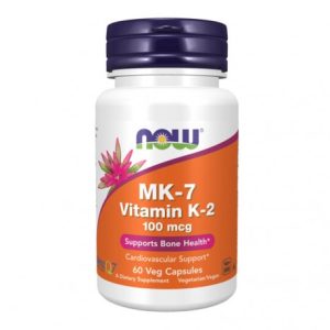 MK-7 Vitamin K2 100mcg – 60 cápsulas – Now