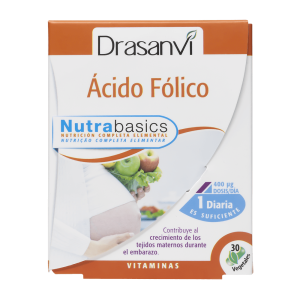 Acido Folico 30 Capsulas – Nutrabasics