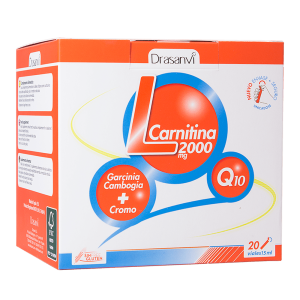 L-Carnitina 2000 mg 20 ampolas de 15 ml - Drasanvi
