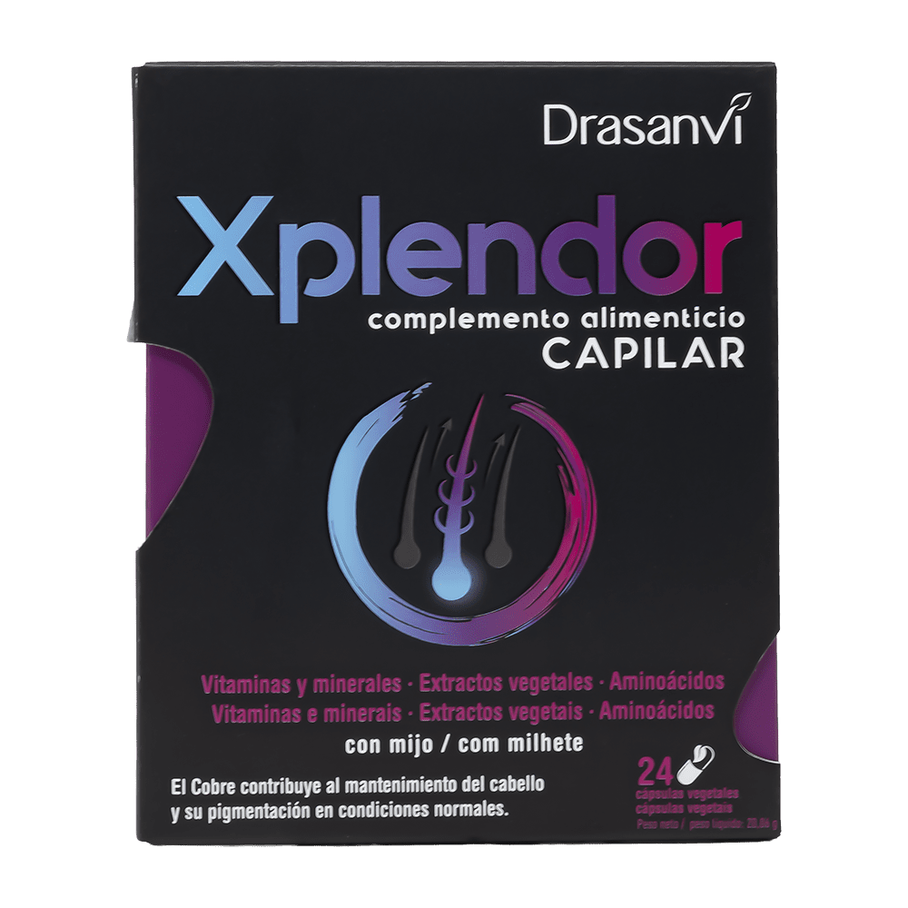 Xplendor Capilar 24 cápsulas vegetais - Drasanvi