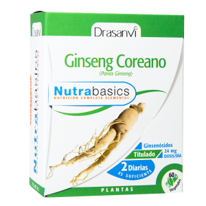 Ginseng Coreano 60 cápsulas - Nutrabasics Drasanvi