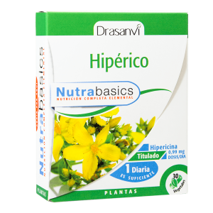 Hipericão 30 cápsulas vegetais - Nutrabasics Drasanvi