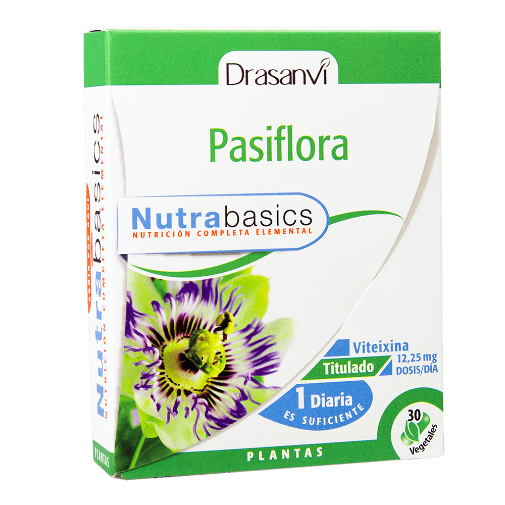 Passiflora 30 Capsulas – Nutrabasics