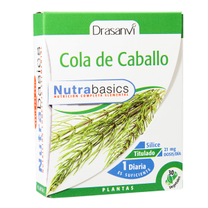 Cola de Caballo 30 cápsulas vegetais - Nutrabasics Drasanvi