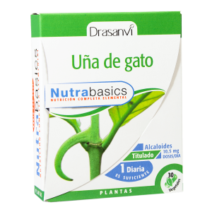 Uña de Gato 30 cápsulas vegetais - Nutrabasics Drasanvi