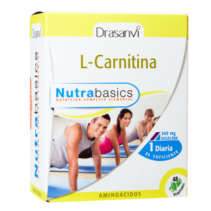 L-Carnitina 48 cápsulas vegetais - Nutrabasics Drasanvi