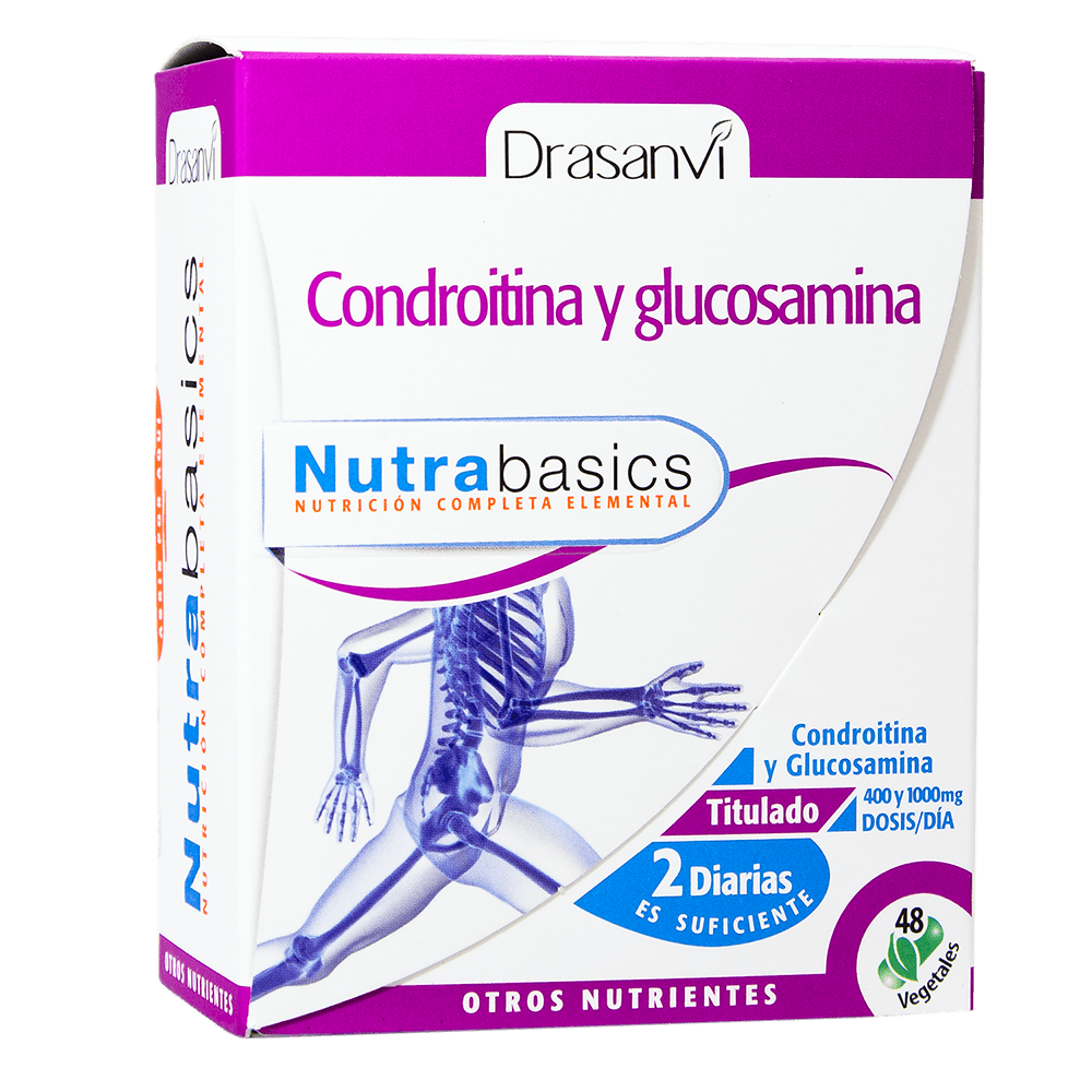 Condroitina e glucosamina 48 Capsulas – Nutrabasics