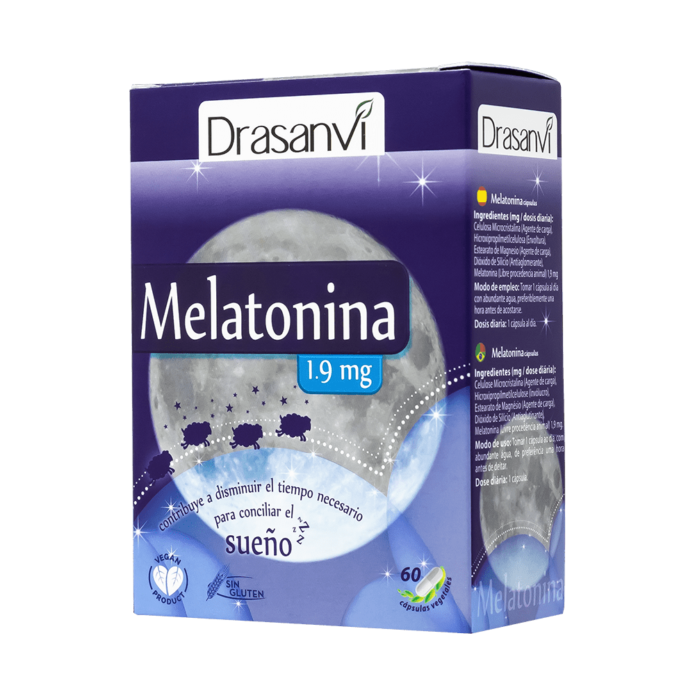 Melatonina 1,9mg 60 Capsulas - Drasanvi