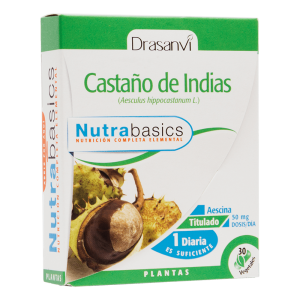 Castaño de India 30 cápsulas - Nutrabasics Drasanvi
