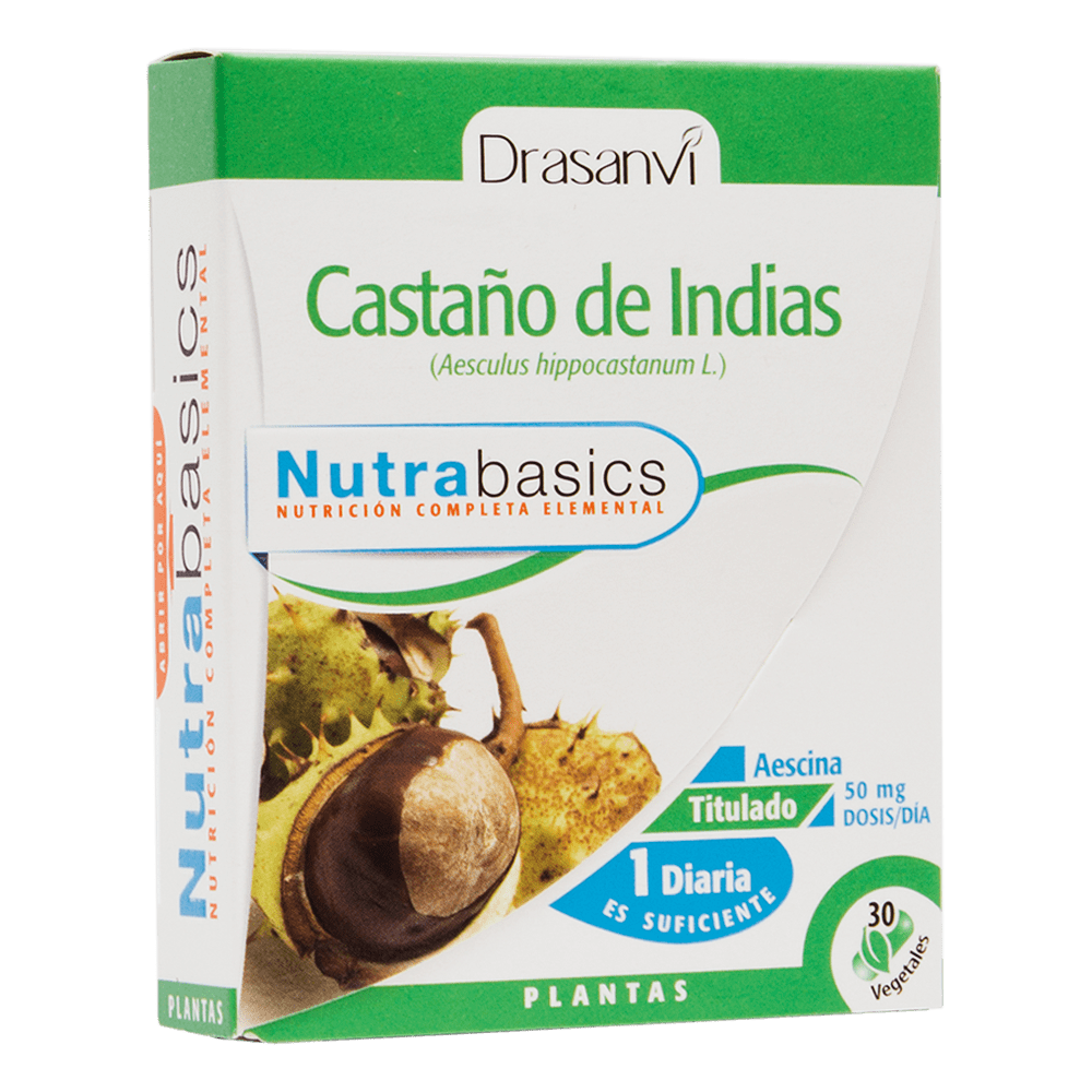 Castaño de India 30 cápsulas - Nutrabasics Drasanvi