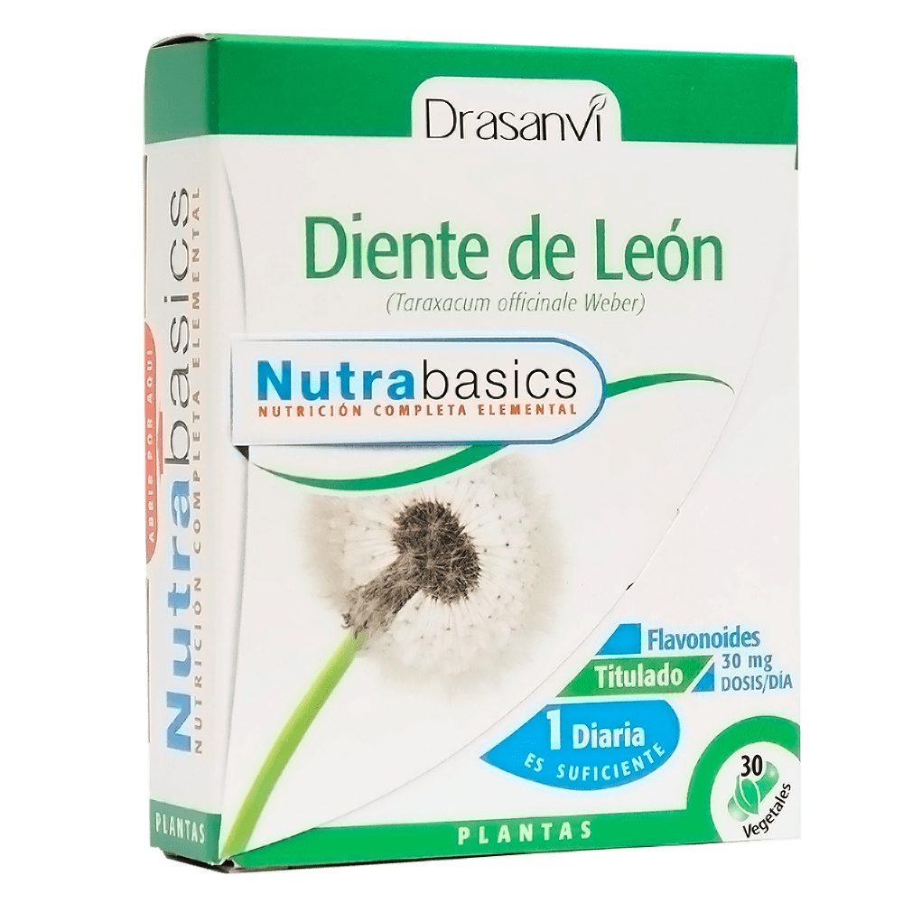 Diente de León 30 cápsulas vegetais - Nutrabasics Drasanvi