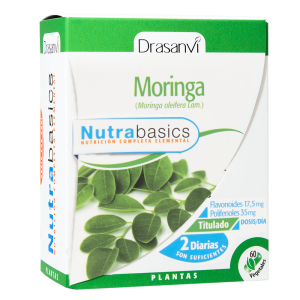 Moringa 60 cápsulas vegetais - Nutrabasics Drasanvi
