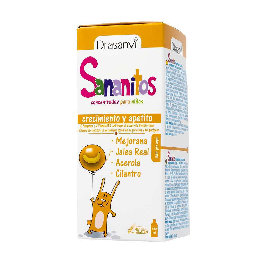 Sananitos - Crescimento e apetite Xarope 150ml - Drasanvi