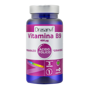Vitamina B9 400 µg Ácido Fólico 90 Comprimidos - Drasanvi