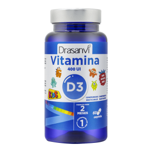 Vitamina D3 KIDS Mastigavel 60 comprimidos - Drasanvi