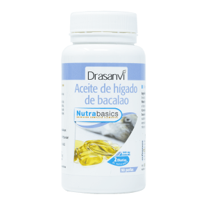 Aceite de Hígado de Bacalao 60 cápsulas - Nutrabasics Drasanvi