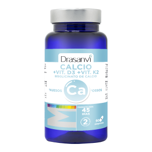 Mineral Calcio Vitamina D3 + K2 90 Comprimidos - Drasanvi