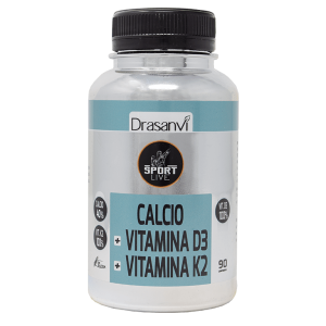 Calcio Vitamina D3 + K2 90 Comprimidos - Sport Live