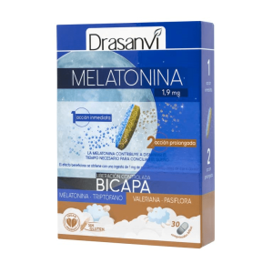 Melatonina Bicapa Retard 60 comprimidos - Drasanvi