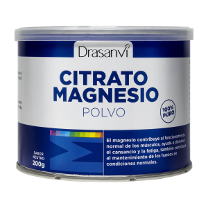 Mineral Citrato de Magnesio em Po 200g Sabor Neutro - Drasanvi