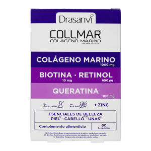 Collmar Colagenio Marinho Essenciais Beleza 60 Comprimidos - Drasanvi