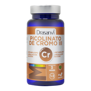 Mineral Picolinato de Cromio III 90 Comprimidos - Drasanvi