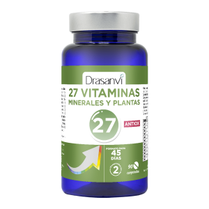27 Vitaminas + Minerais Antioxidantes 90 Comprimidos - Drasanvi