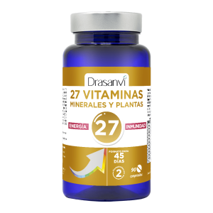 27 Vitaminas + Minerais Energia e Imunidade 90 Comprimidos - Drasanvi