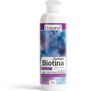 Champô Biotina e Aloe Vera Cabelo com Cor 1L - Drasanvi