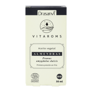 Vitaroms - Óleo Vegetal Amendoas Doces (Primeira Pressao Frio) BIO ECOCERT 50ml - Drasanvi