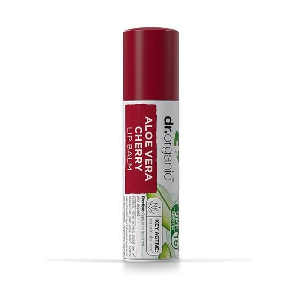 Batom Aloé Vera Cereja Bio 5.7ml - Dr. Organic