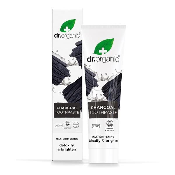 Carbón Vegetal Ativado Pasta de Dientes com Bio 100 ml - Dr. Organic