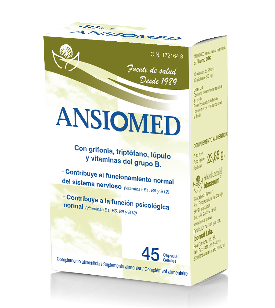 Ansiomed 45 Cápsulas - Bioserum