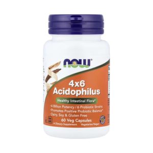 Acidophilus 4x6 - 60 Cápsulas - Now