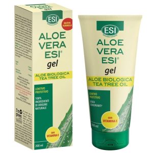 Aloé Vera Gel com Vitamina E + Tea Tree Oil 200 Ml - ESI