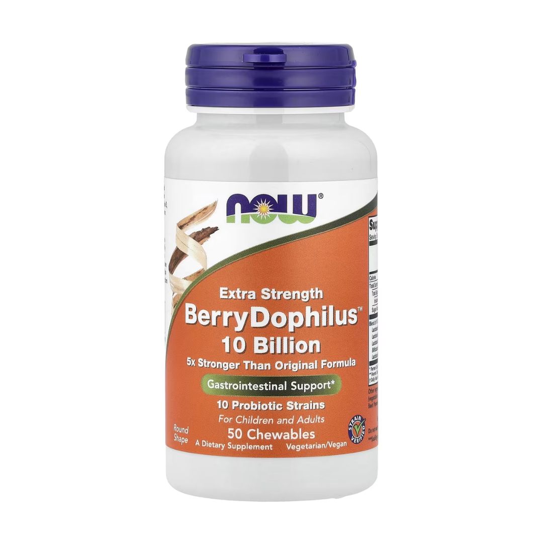 BerryDophilus, 10 Billion (Extra Strength) - 50 chewables - Now