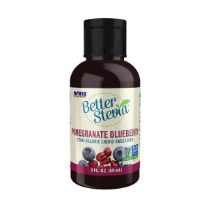 Better Stevia Liquid - Pomegranate Blueberry - 59 ml - Now