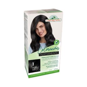 Coloração Permanente 1. Preto 140ml - Corpore Sano