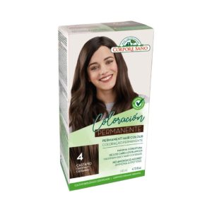 Coloração Permanente 4. Castanho 140ml - Corpore Sano