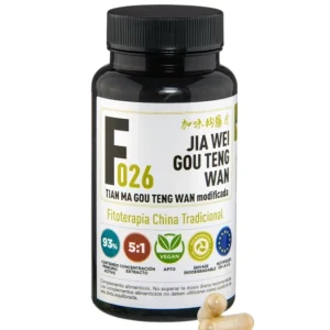 F026 - JIA WEI GOU TENG WAN – 100 cápsulas – Fitoki
