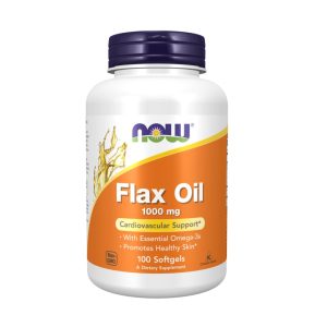 Flax Oil - 1000mg - 100 Cápsulas Moles