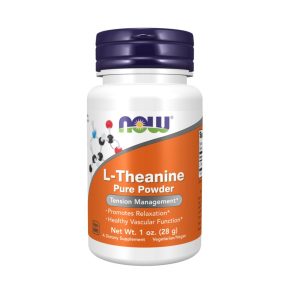 L-Theanine, Pure Powder - 28 grams - Now