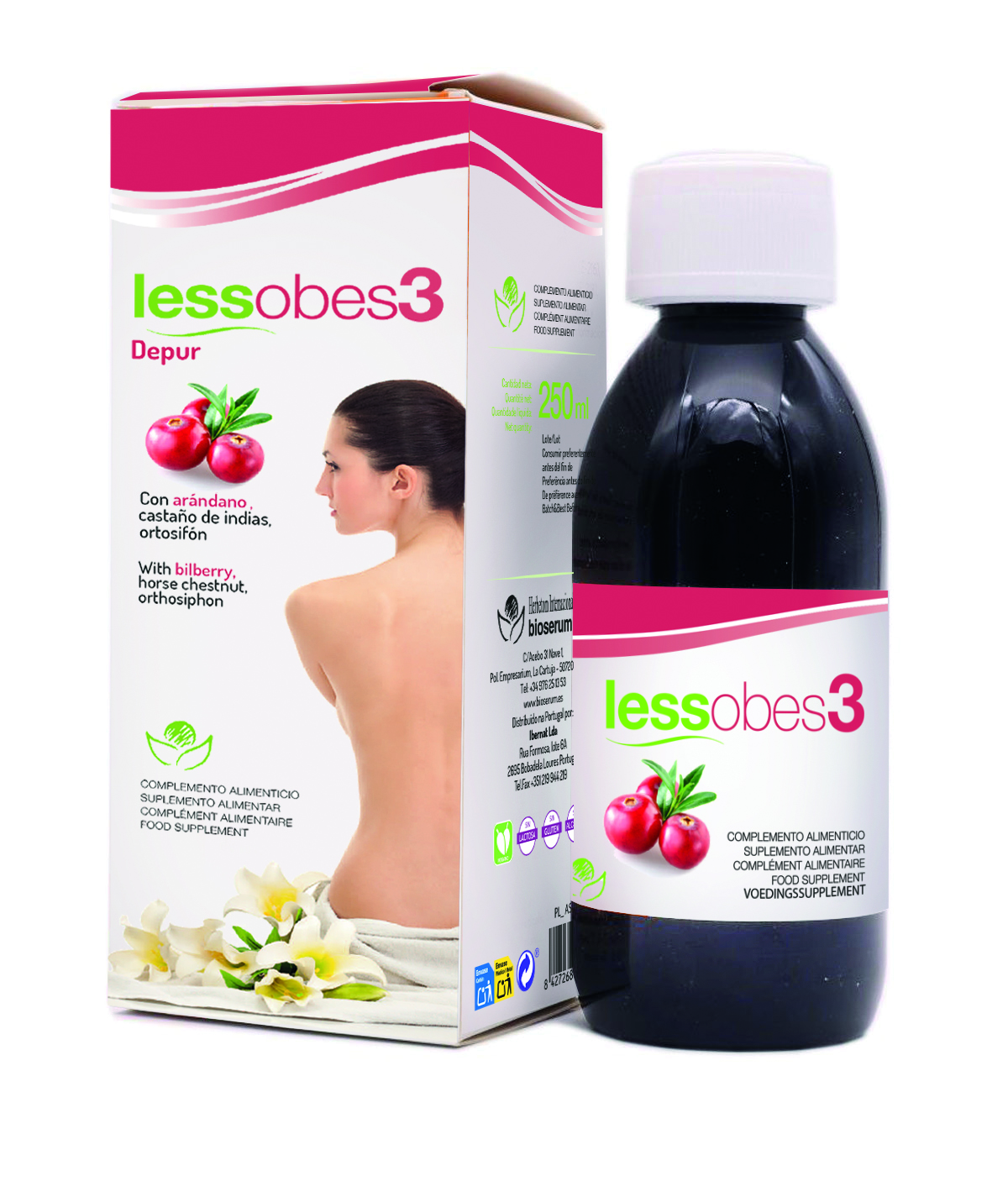 Lessobes 3 Depur jarabe 250 ml - Bioserum