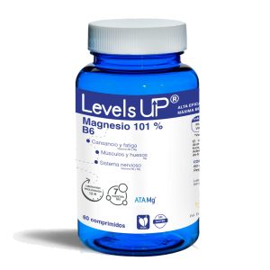Levels Up Magnesio 101% + Vitamina B6 60 Comprimidos - Bioserum